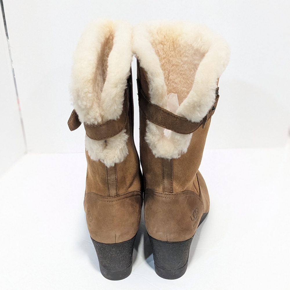 NWOT UGG Waterproof Edelina Wedge Boots - Picture 7 of 16